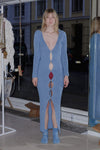 BASERANGE LOULOU Dress DRLOU-CO-AU23 Blue Mix